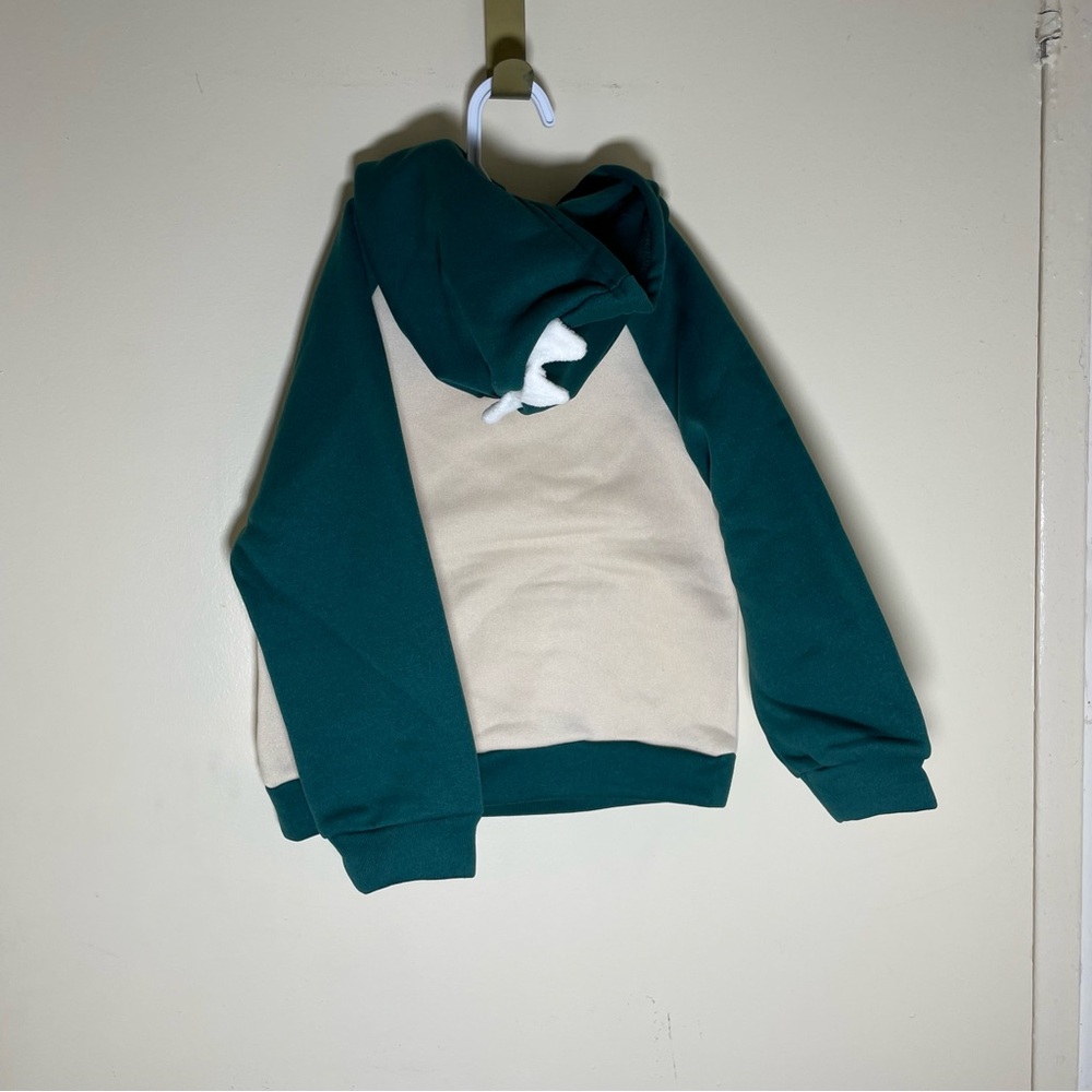 Sz 4Y Shein 3 pcs set boys Green Dinosaur Hoodie and Pants Set - Picture 11 of 16